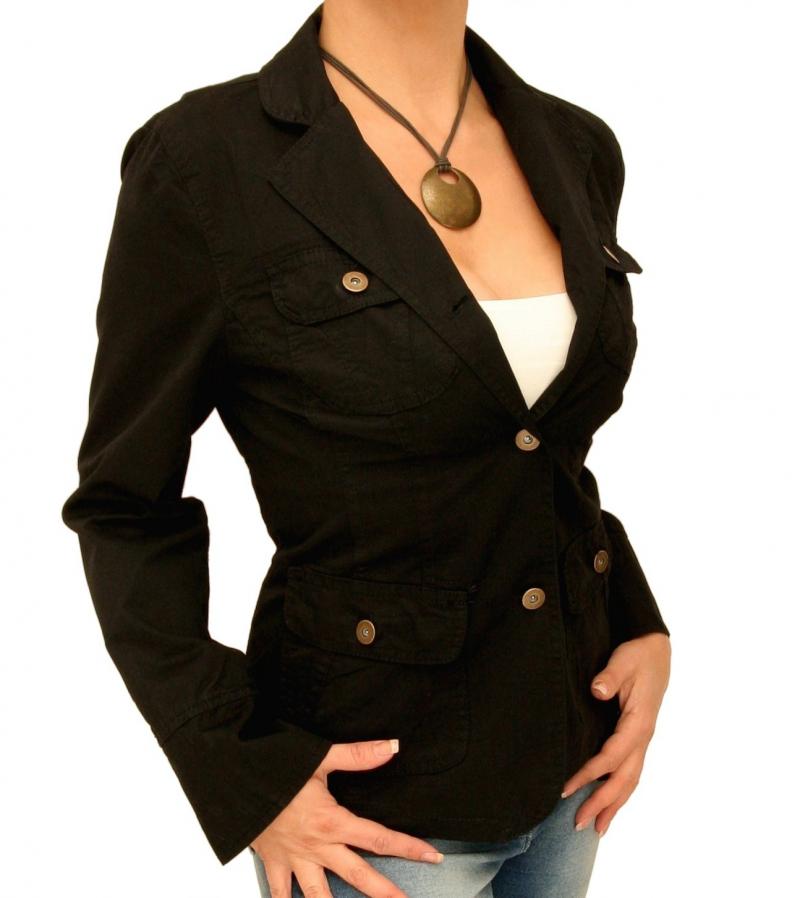 Fully Lined Black Short Jacket