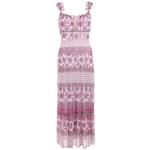 Paisley Print Mesh Maxi Dress