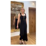 Black Gypsy Style Maxi Dress