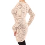 Beige and Ivory Marl Chunky Knit Jumper