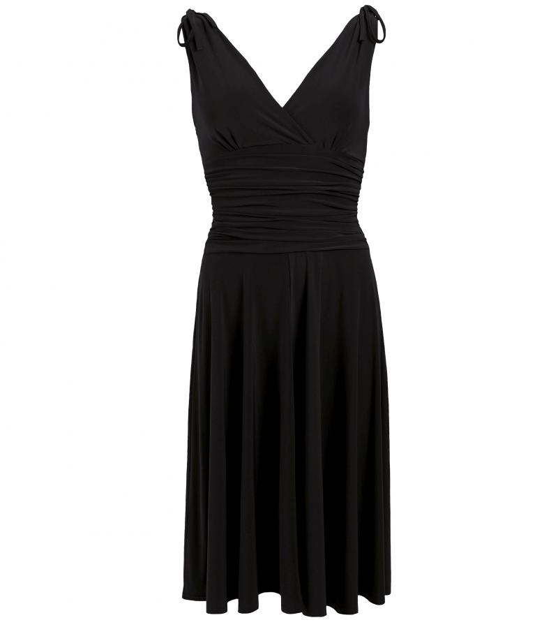 Black Grecian Style Dress