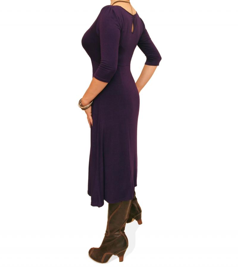 Purple A Line Dress