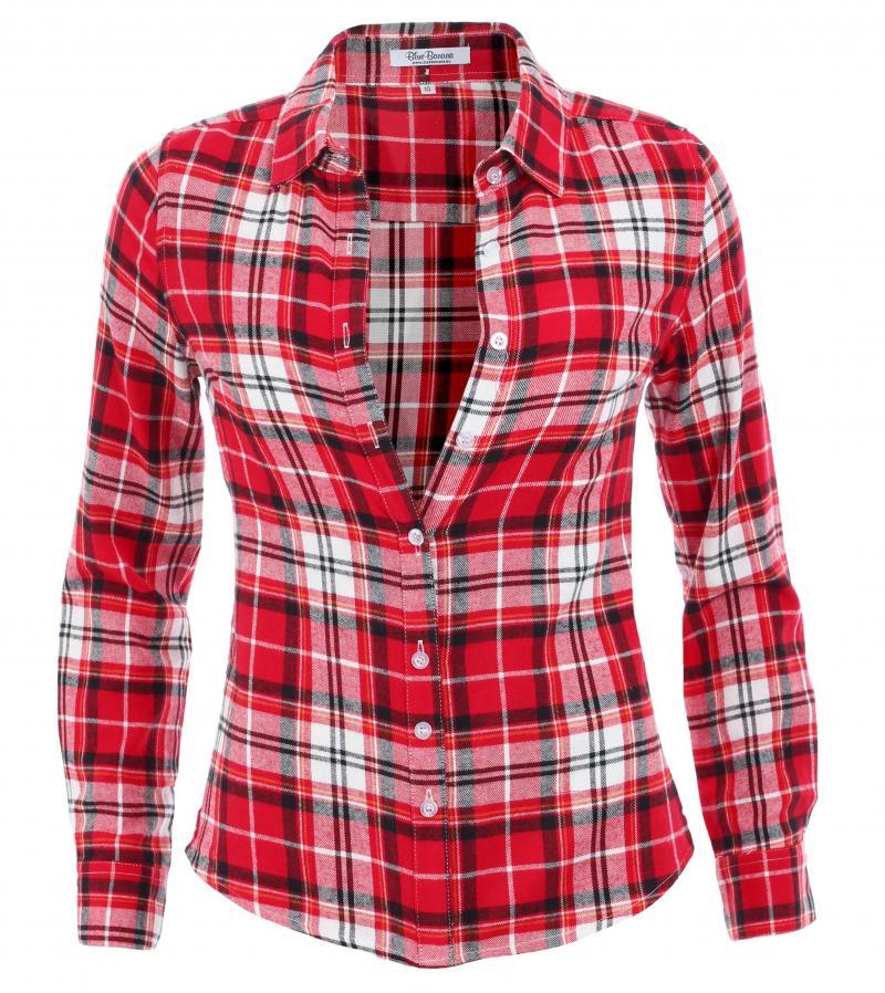 Red and White Checked Shirt